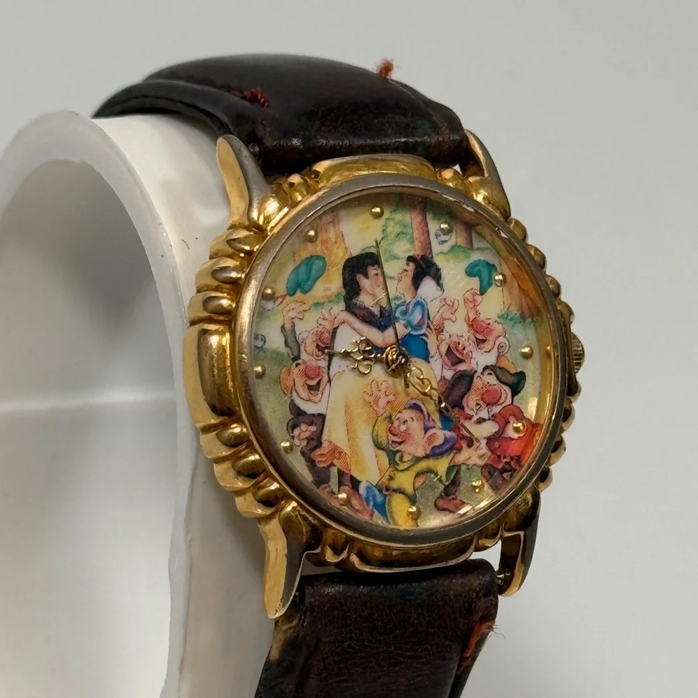 Working! 1994 Disney Snow White Someday My Prince Will Come LTD Watch Boxed - Picture 4 of 12